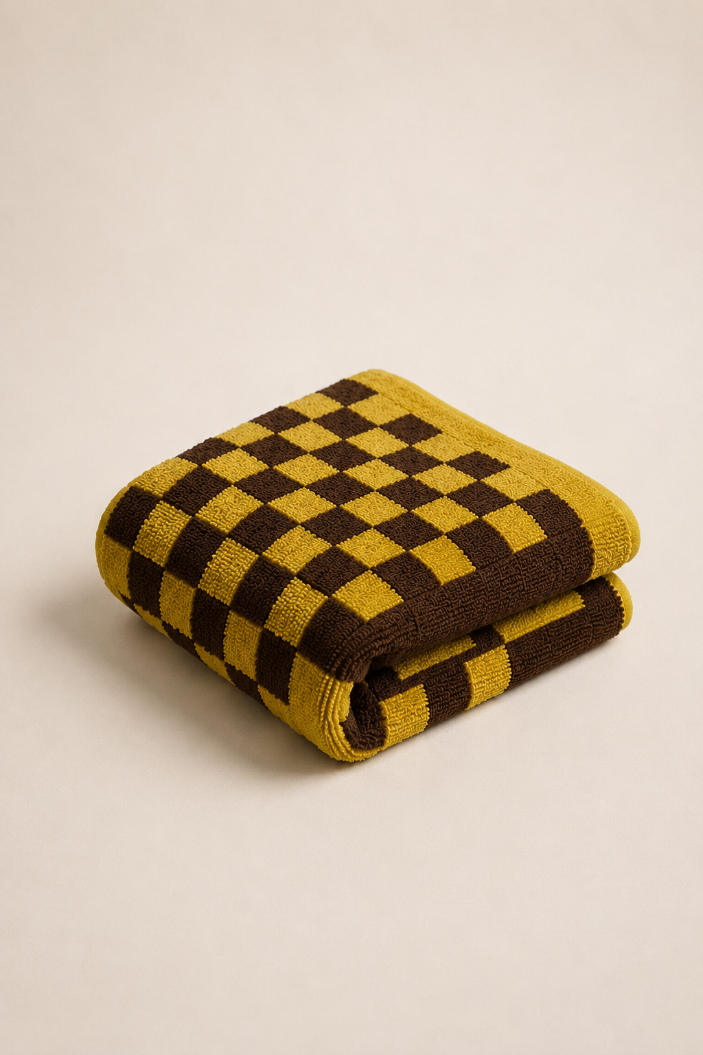 Checkerboard Cotton Towel