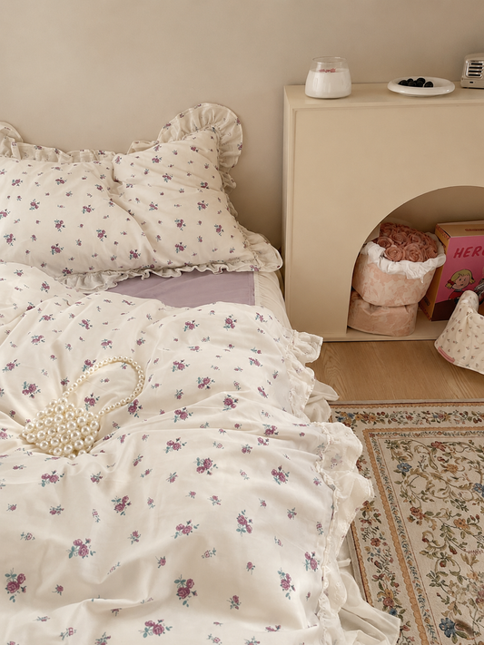 Lace Cotton Bedding Set