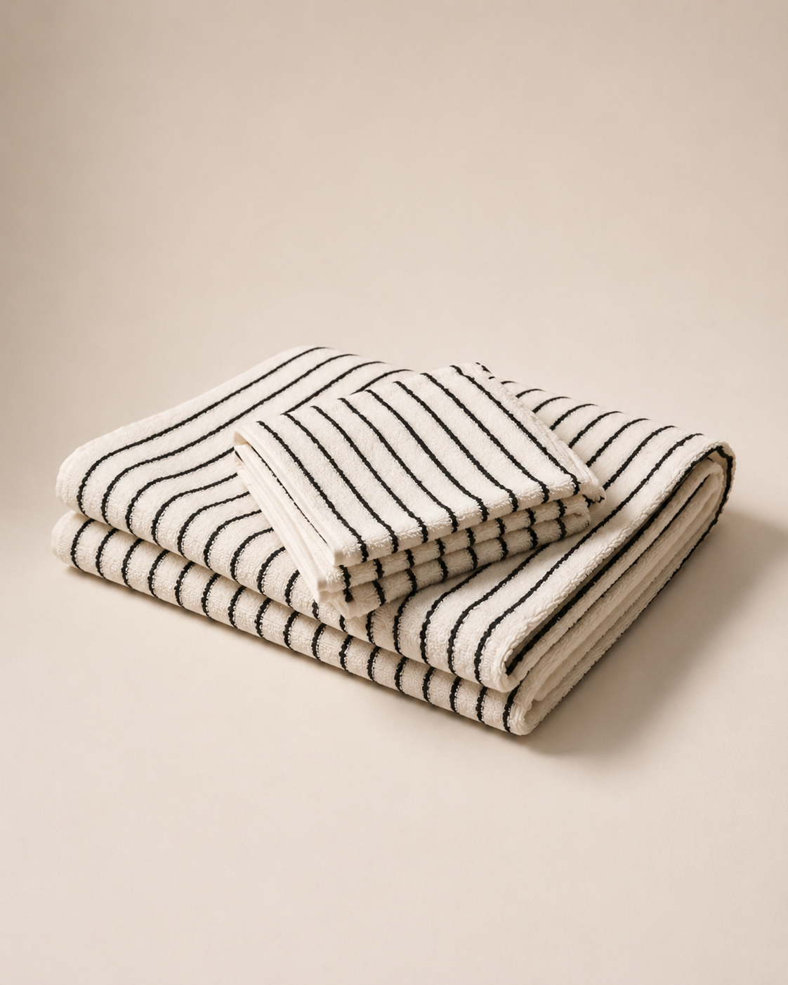 Monochrome Stripe Towel